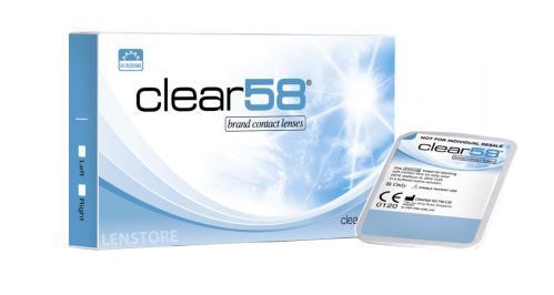 Линзы на 1 месяц CLEAR 58 UV