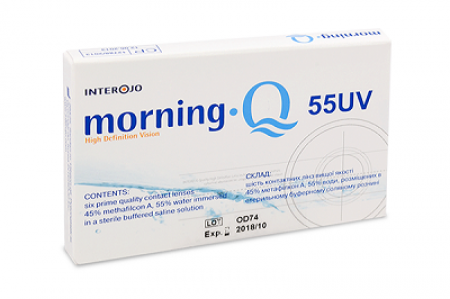 Линзы на 1 месяц Morning Q 55 UV