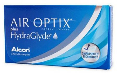 Линзы на 1 месяц AIR OPTIX plus HydraGlyde