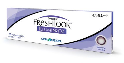 Цветная контактная линза FreshLook Illuminate black
